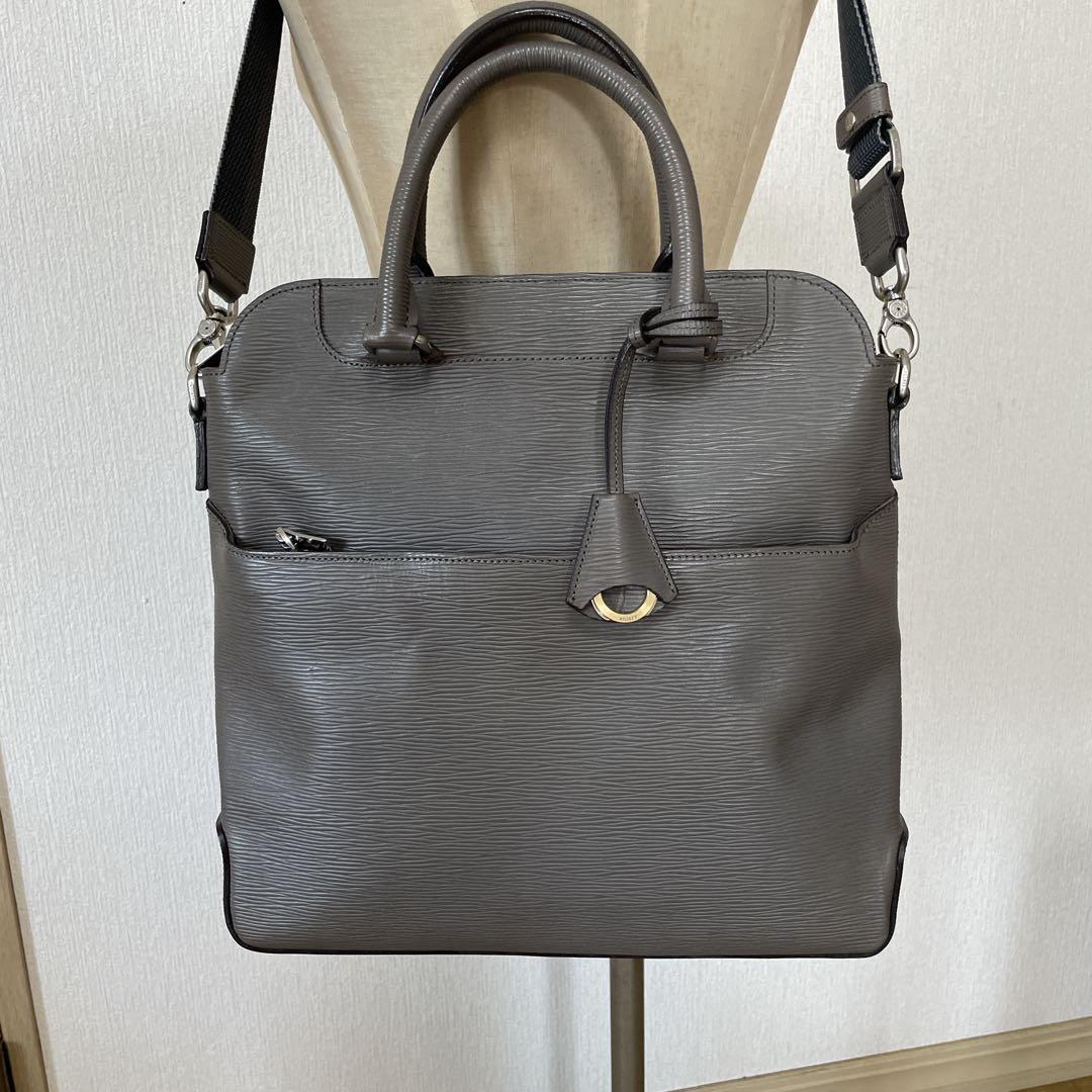 アニアリaniary 2WAYブリーフケース16-02002ウェイブレザー中古