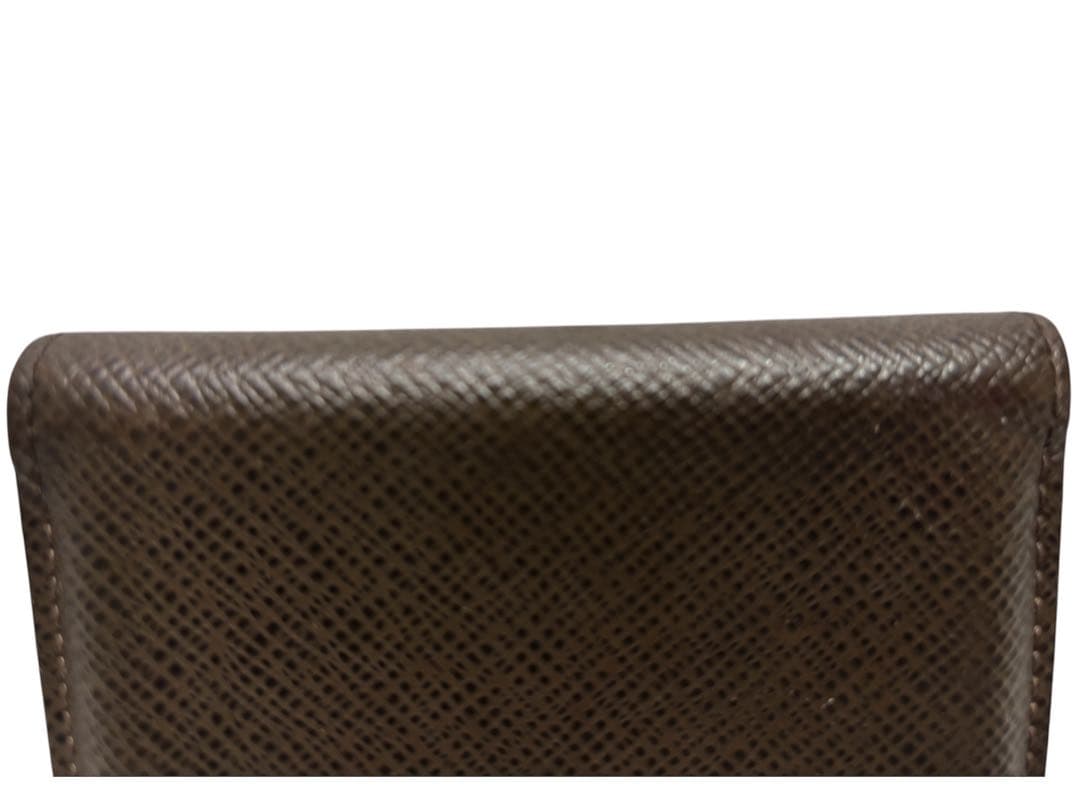 (美品)Louis Vuitton タイガ　ダークブラウン名刺入れ　カ