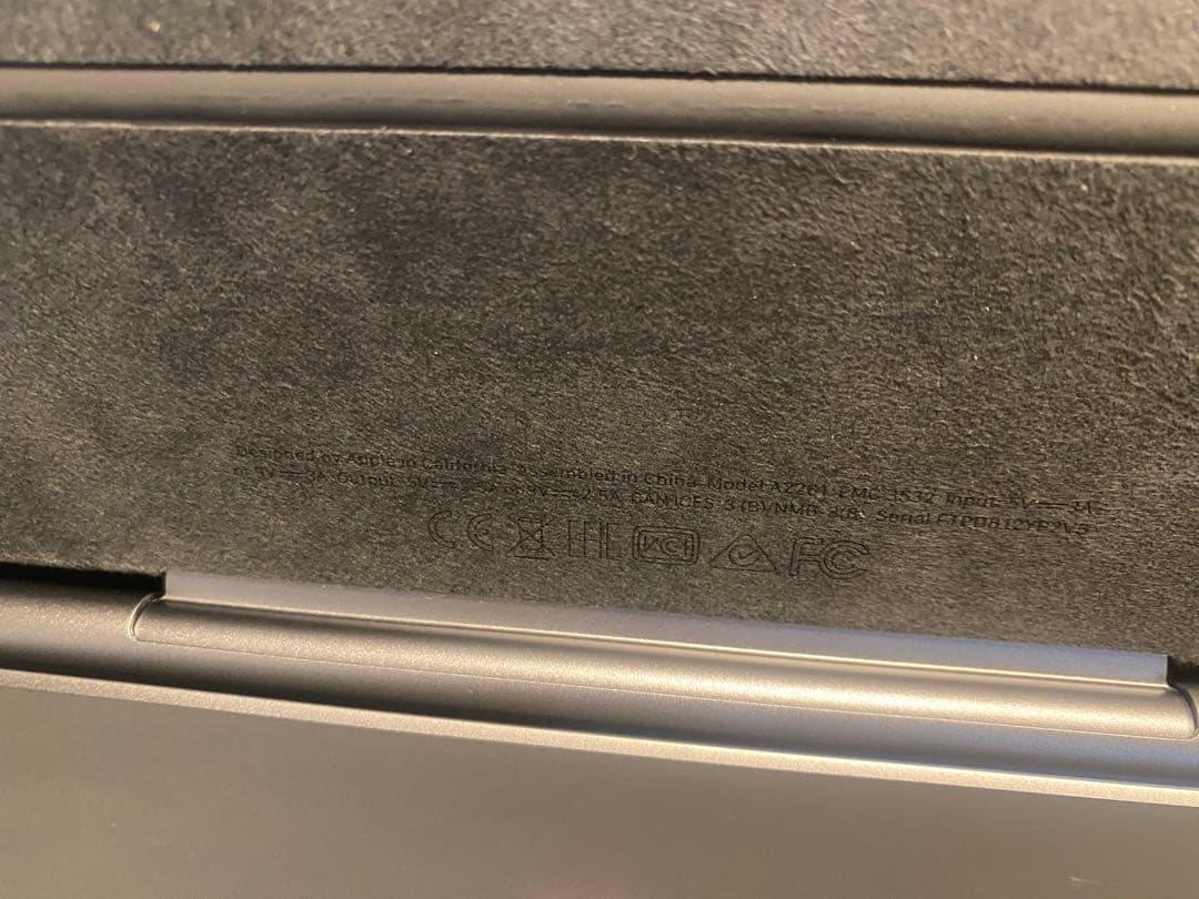 Apple A2261 マジックキーボード iPadケース US配列ブラック