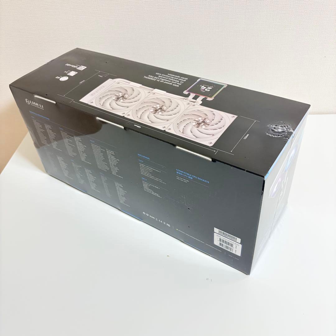 LianLi 保証書付き 最新 水冷CPUクーラー ホワイト IPS液晶