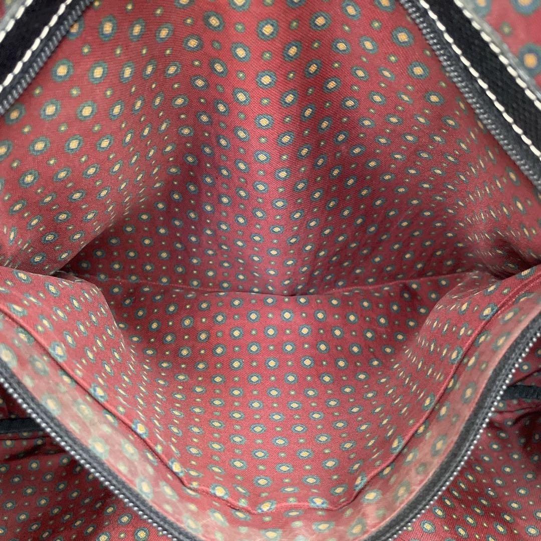 【極美品】ロエベ　ビジネスバッグ　アナグラム　ブラック　レザー　5128