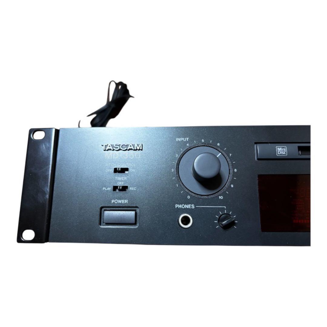 良品 TASCAM タスカム MD-350 MDデッキ 業務用MDデッキ