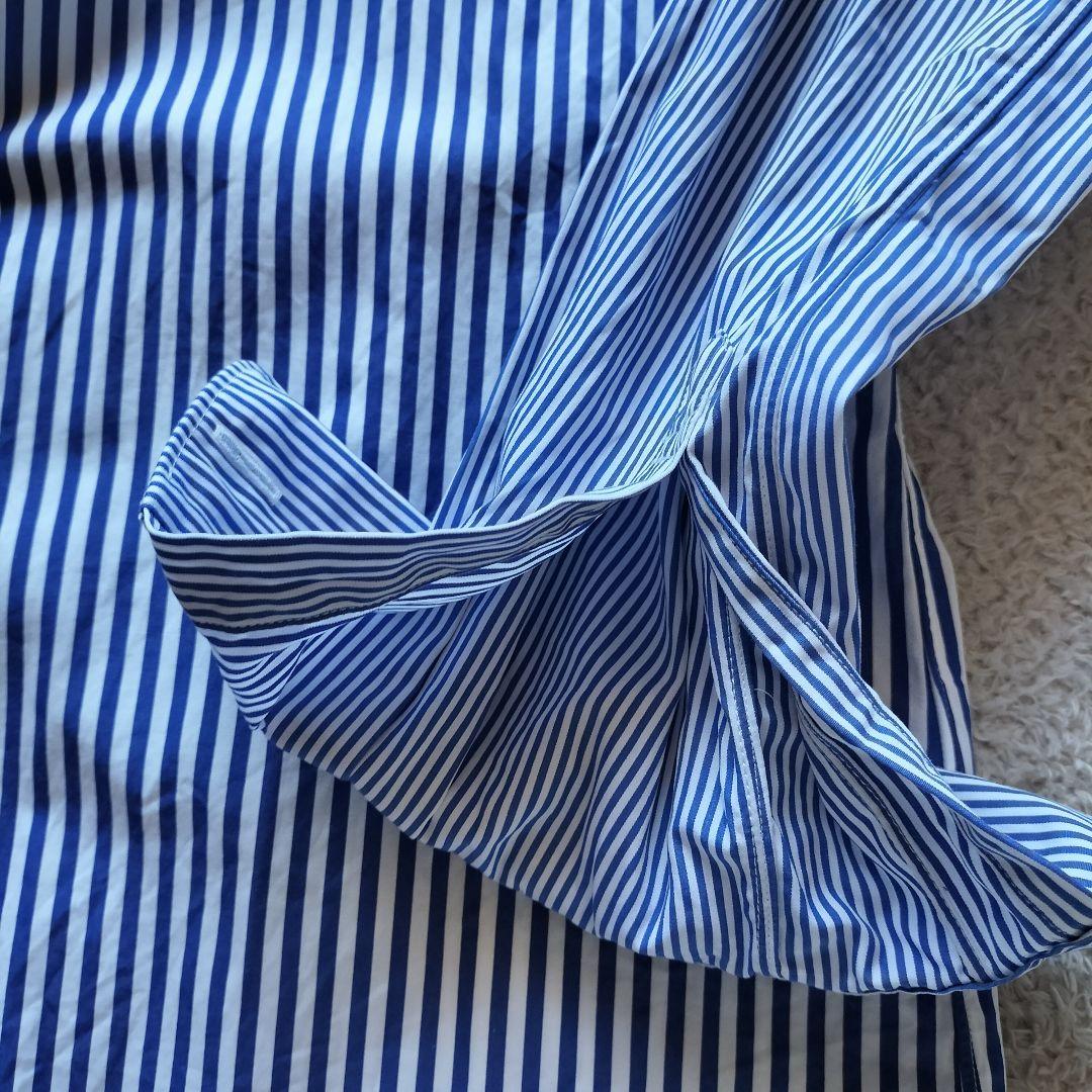 試着のみプレイコムデギャルソン青山限定　ストライプシャツL play comme