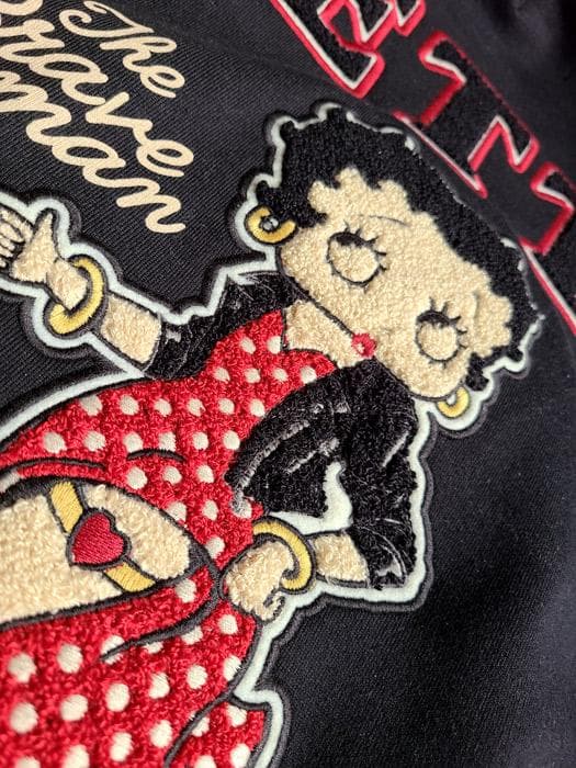 『ベティブープ ブレイブマン 』コラボ・刺繍スタジャン/ベティちゃん