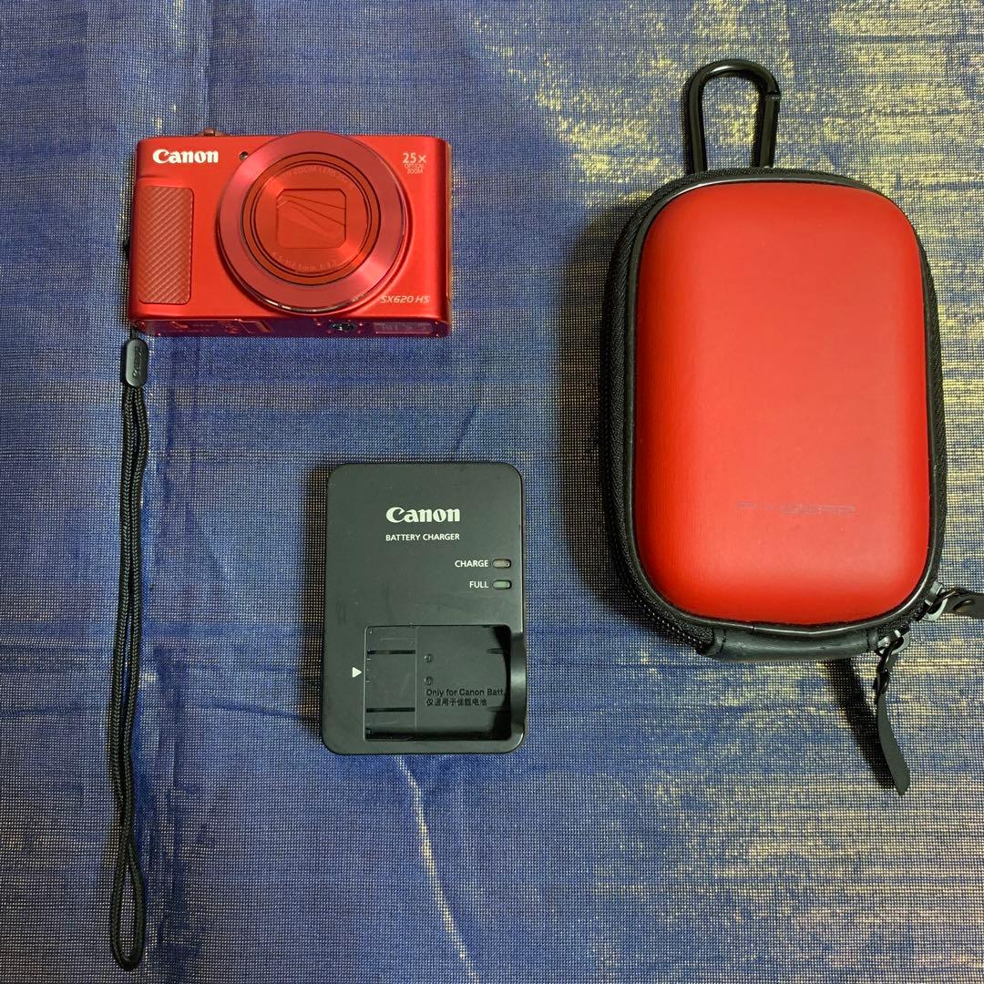 canonキャノン PowerShot SX620HS/デジタルカメラ/レッド