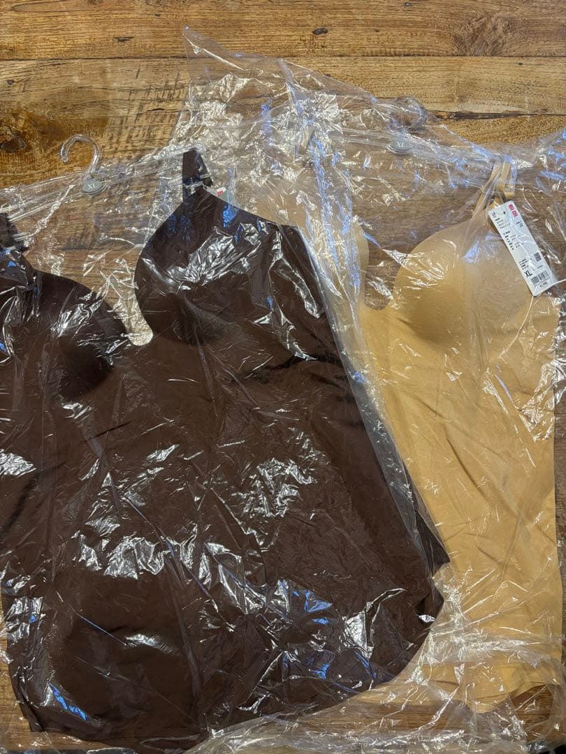 ユニクロ　マメクロゴウチ　エアリズムプランジブラキャミソールXL４枚セット新品