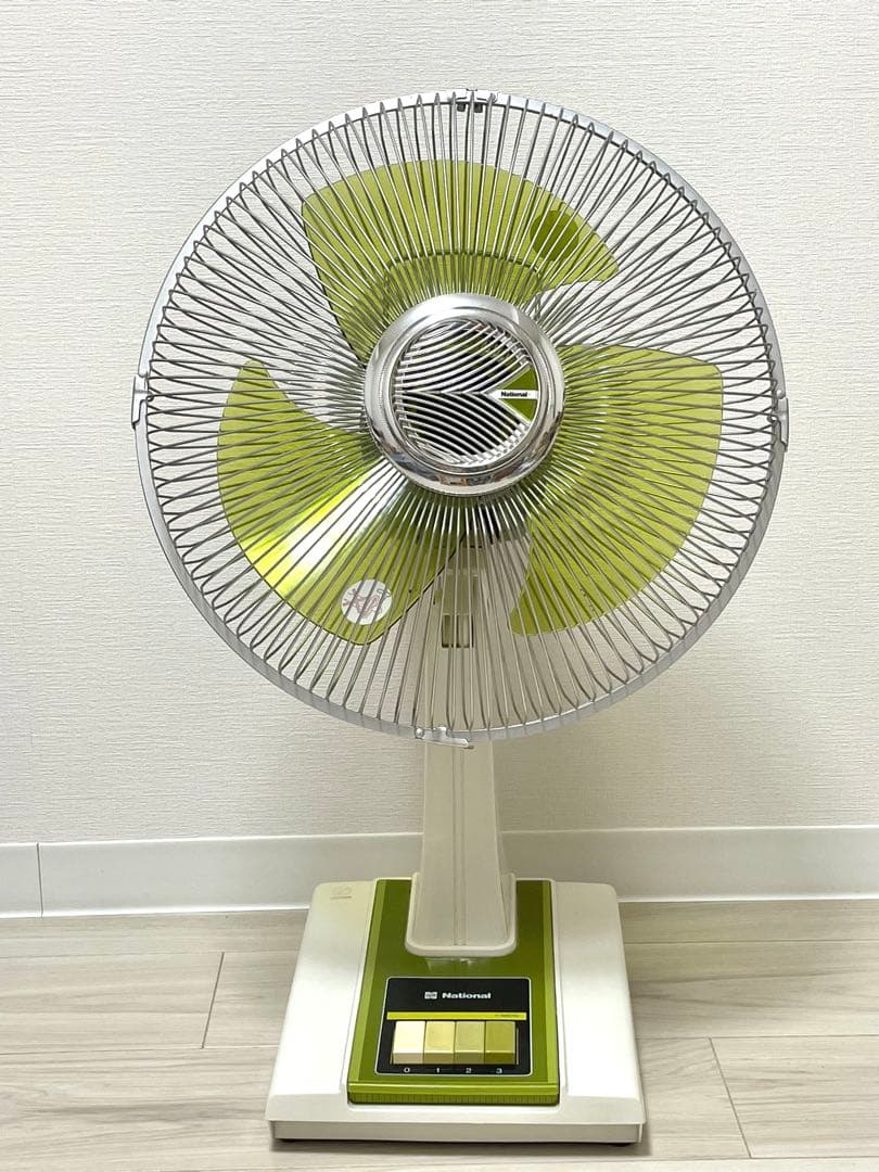 ナショナル National 扇風機 レトロ 3枚羽 30cm