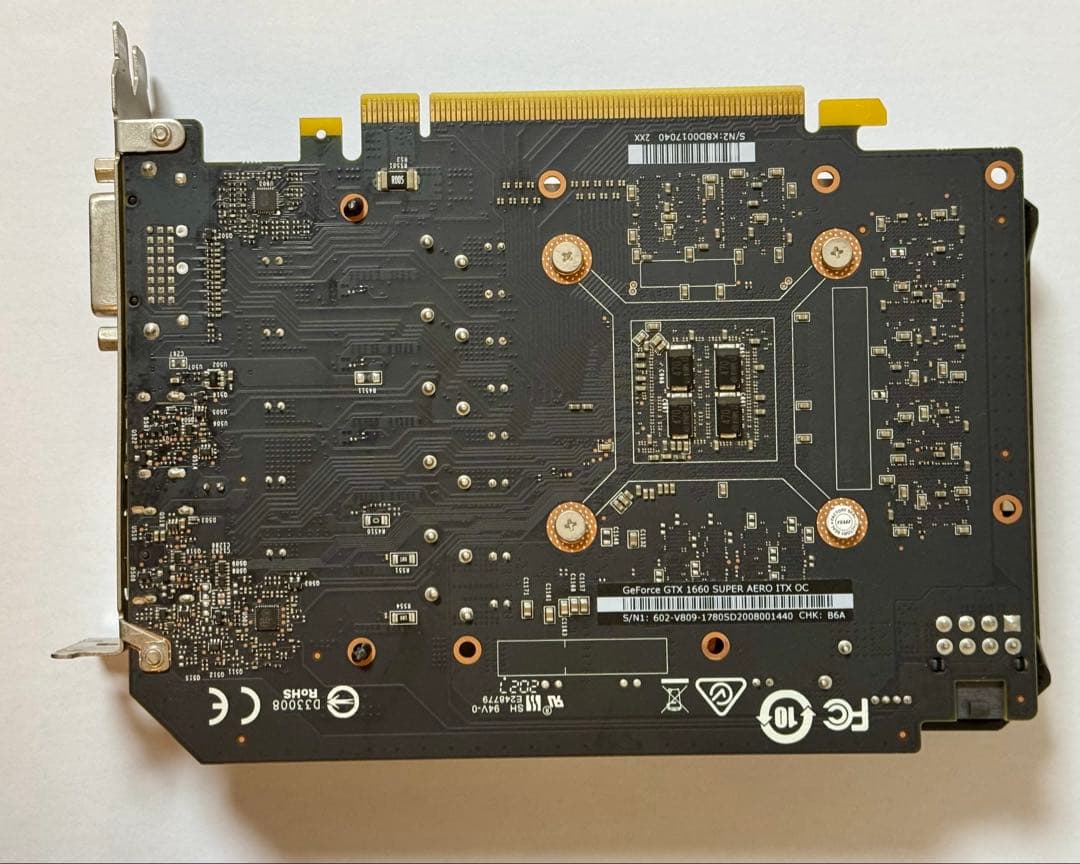 グラボ NVidia Geforce GTX 1660 Super 6GB