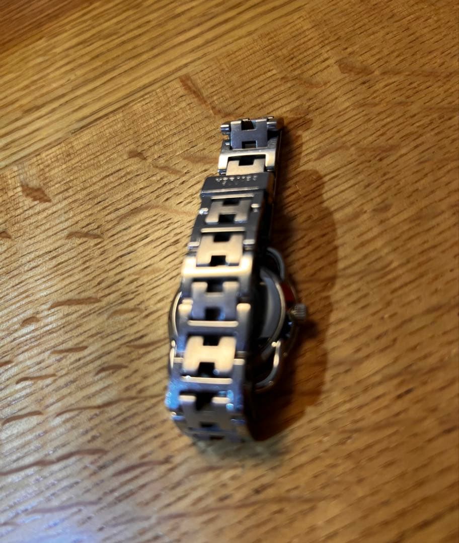 HERMES 腕時計 シルバー⭐︎レディース使用品【電池交換済み】