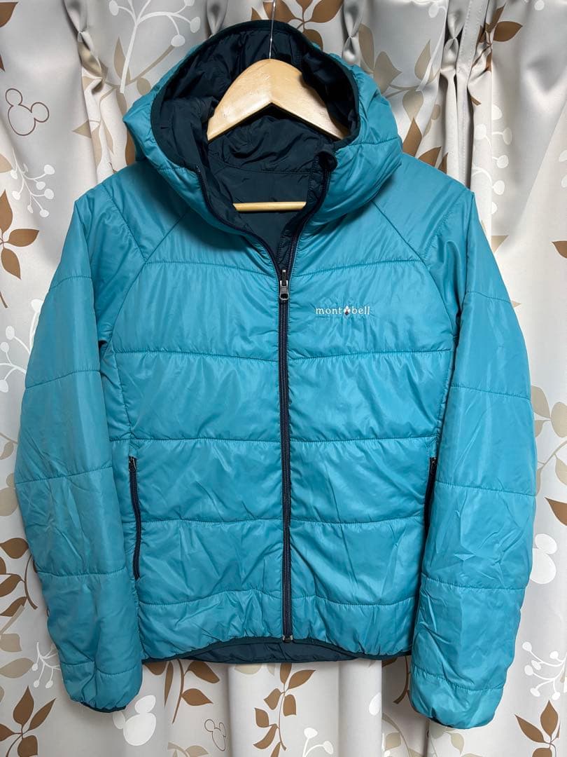 モンベル サーマランド パーカー 中綿 リバーシブル S レディース