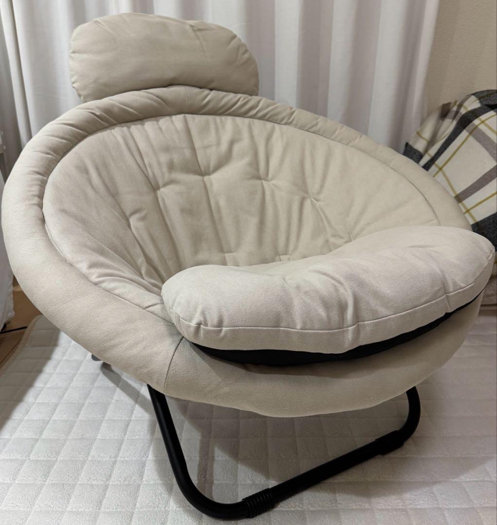 ひなたライフ　フォールディングチェア　別売クッション付き