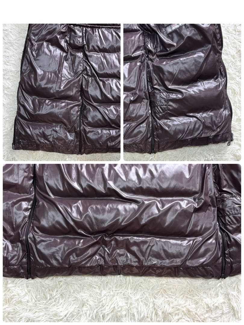 デュベティカ ダウンコート Deneb フォックスファー 2WAYブラウン L