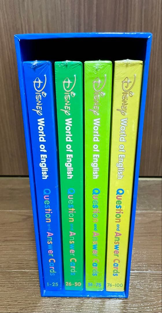 【新品未使用】クエスチョンアンドアンサー ディズニー 英語　Q&Aカード　dwe