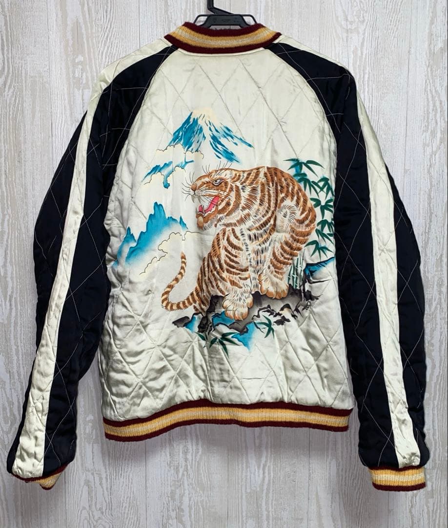 港商　スカジャン　別珍　特大　希少　XL