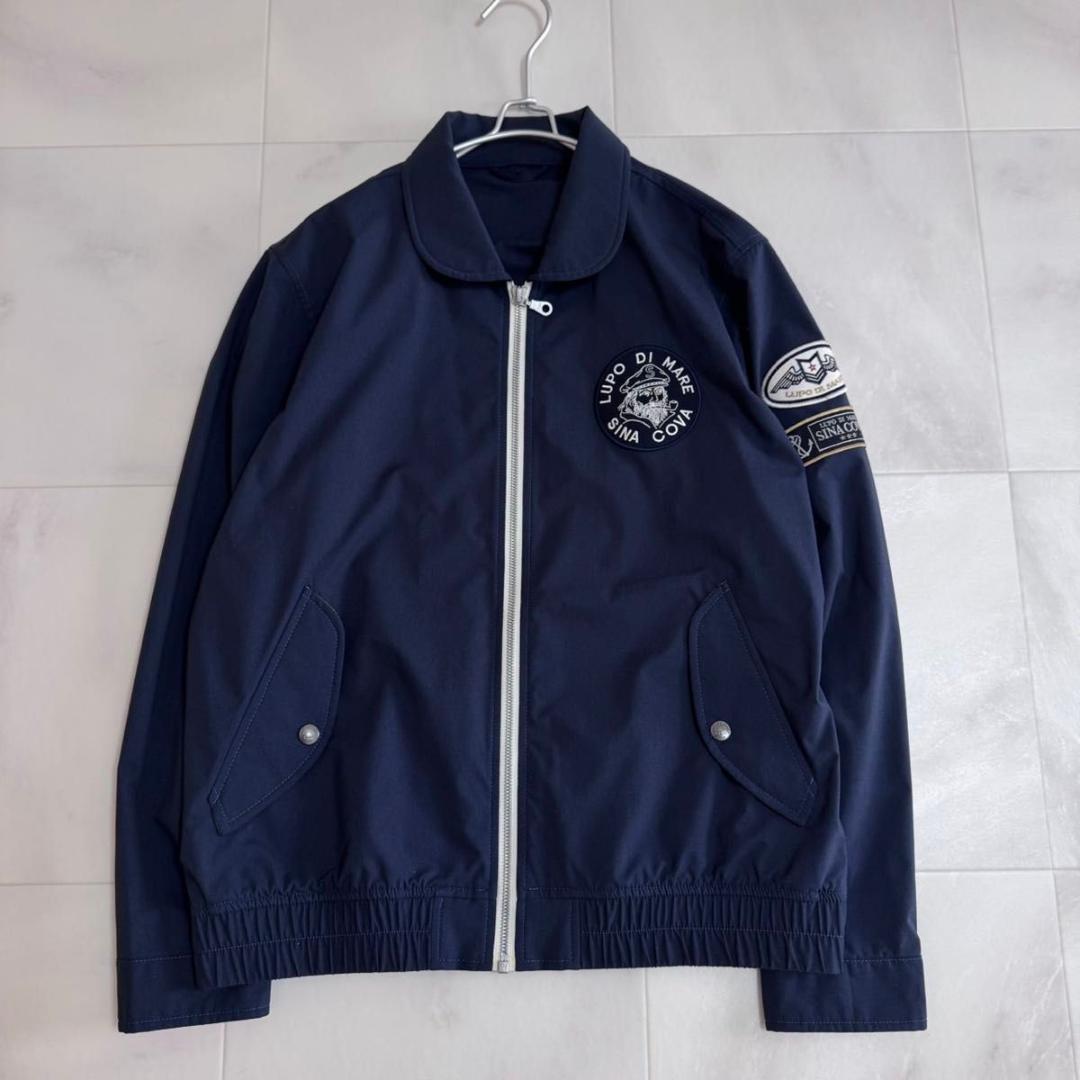 SINA COVA シナコバ ジップアップ ブルゾン ネイビー系 Mサイズ