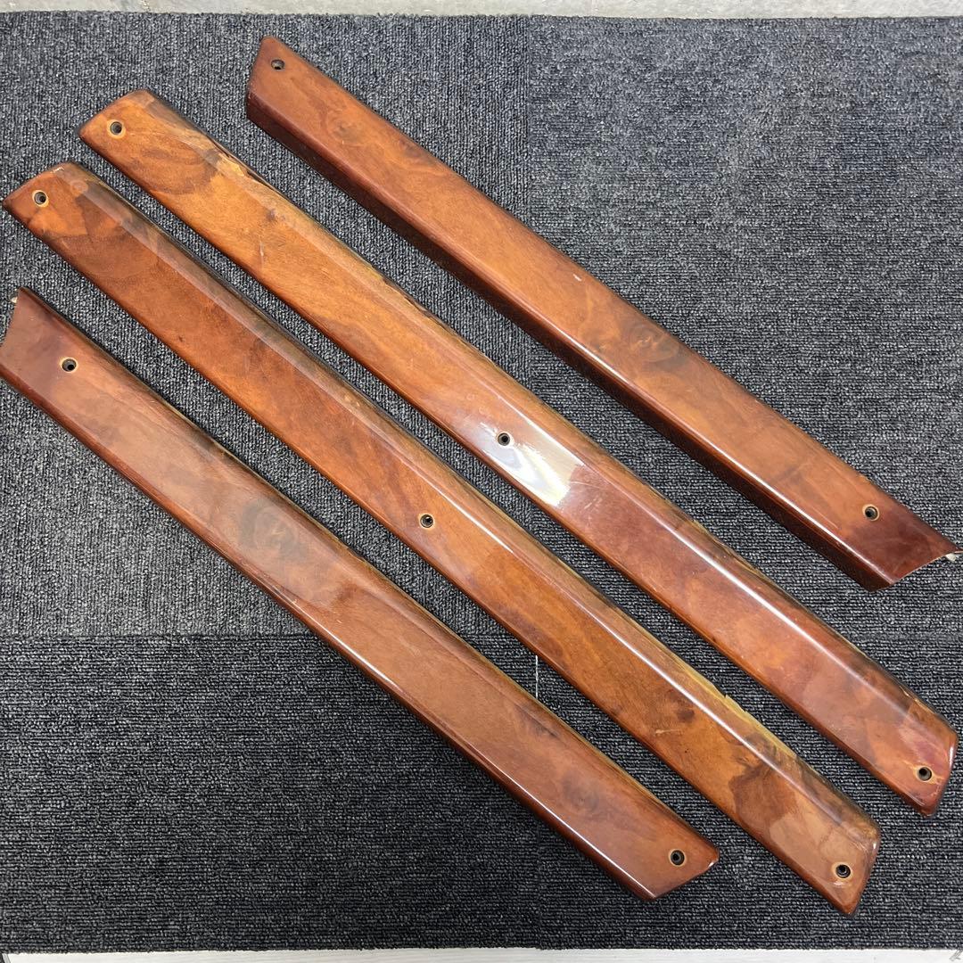 ローバーミニ　ドアキャッピング　4点セット　木目　ウッド