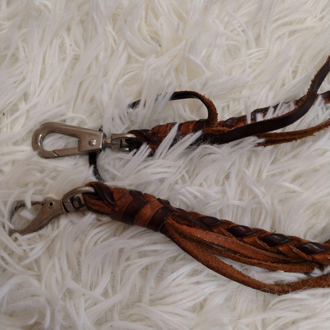 SAMURAI CRAFT レザー 長財布 ウォレットチェーン コンチョ