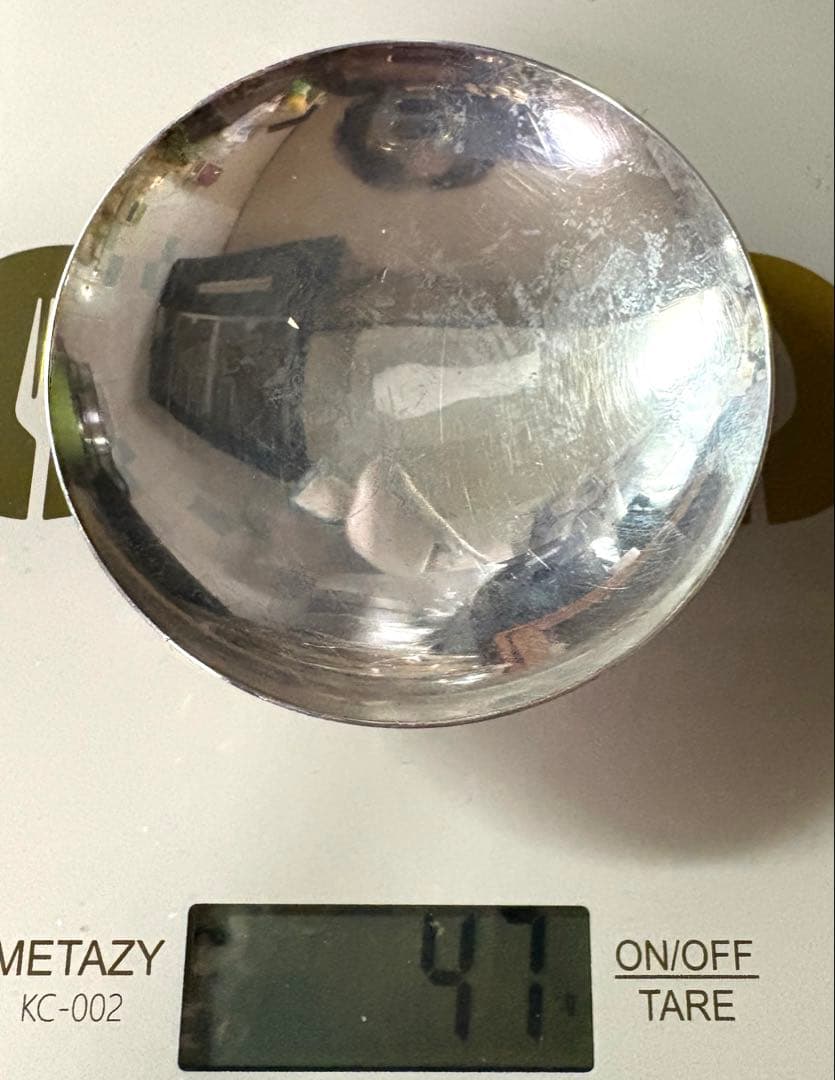 銀杯　純銀　47g 永年勤続記念品　盃