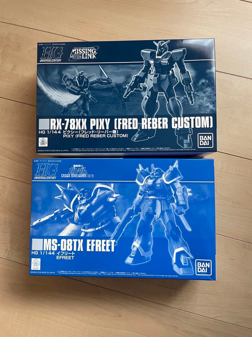 HG 1/144 RK-78XX ピクシー & MS-08TX イフリート