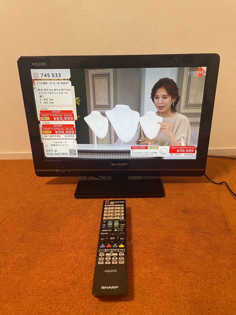晴天　プロフ必須  SHARP 液晶テレビ 19V型 LC-19K5