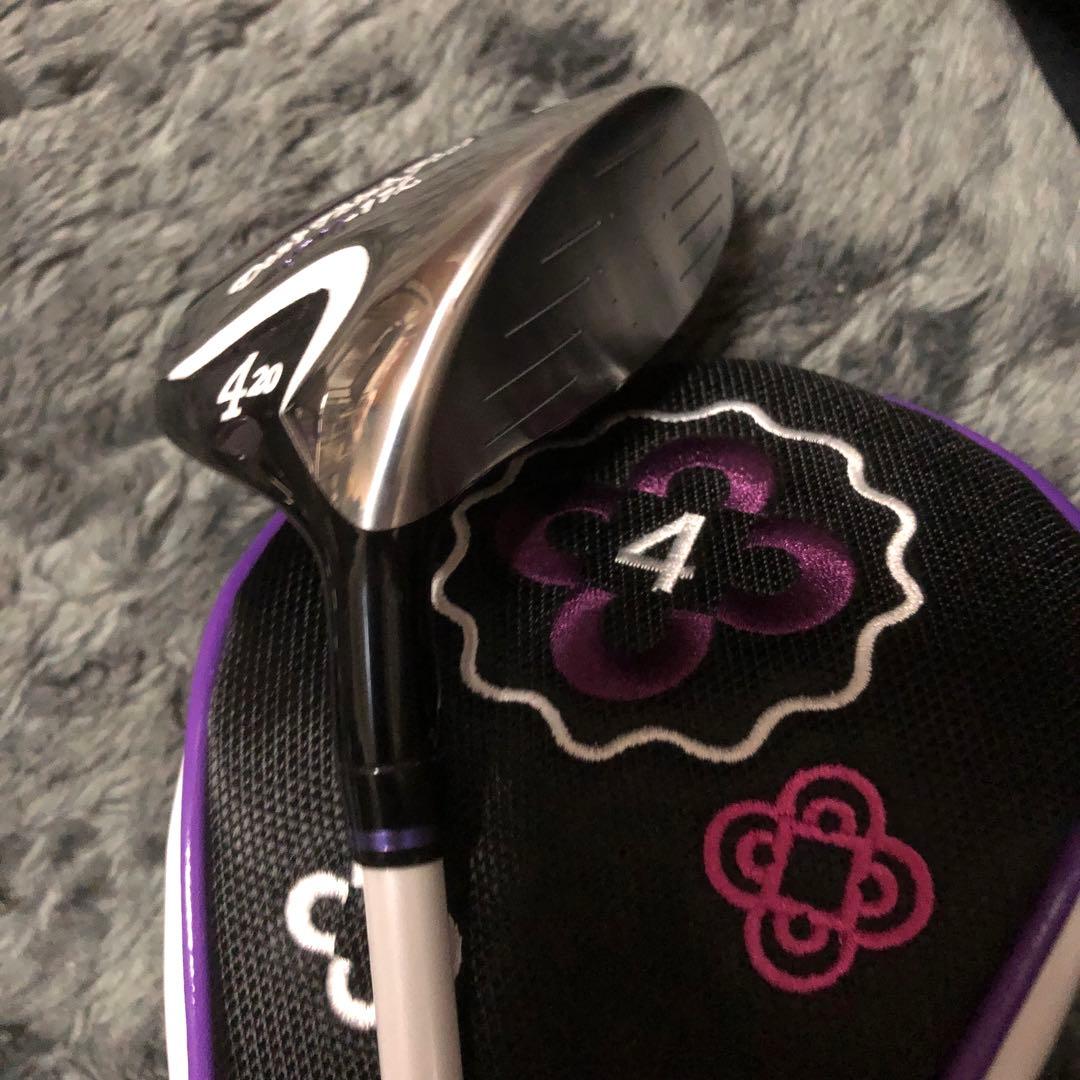 ホ*C様 美品　marie claire ゴルフクラブセット ７本　黒紫