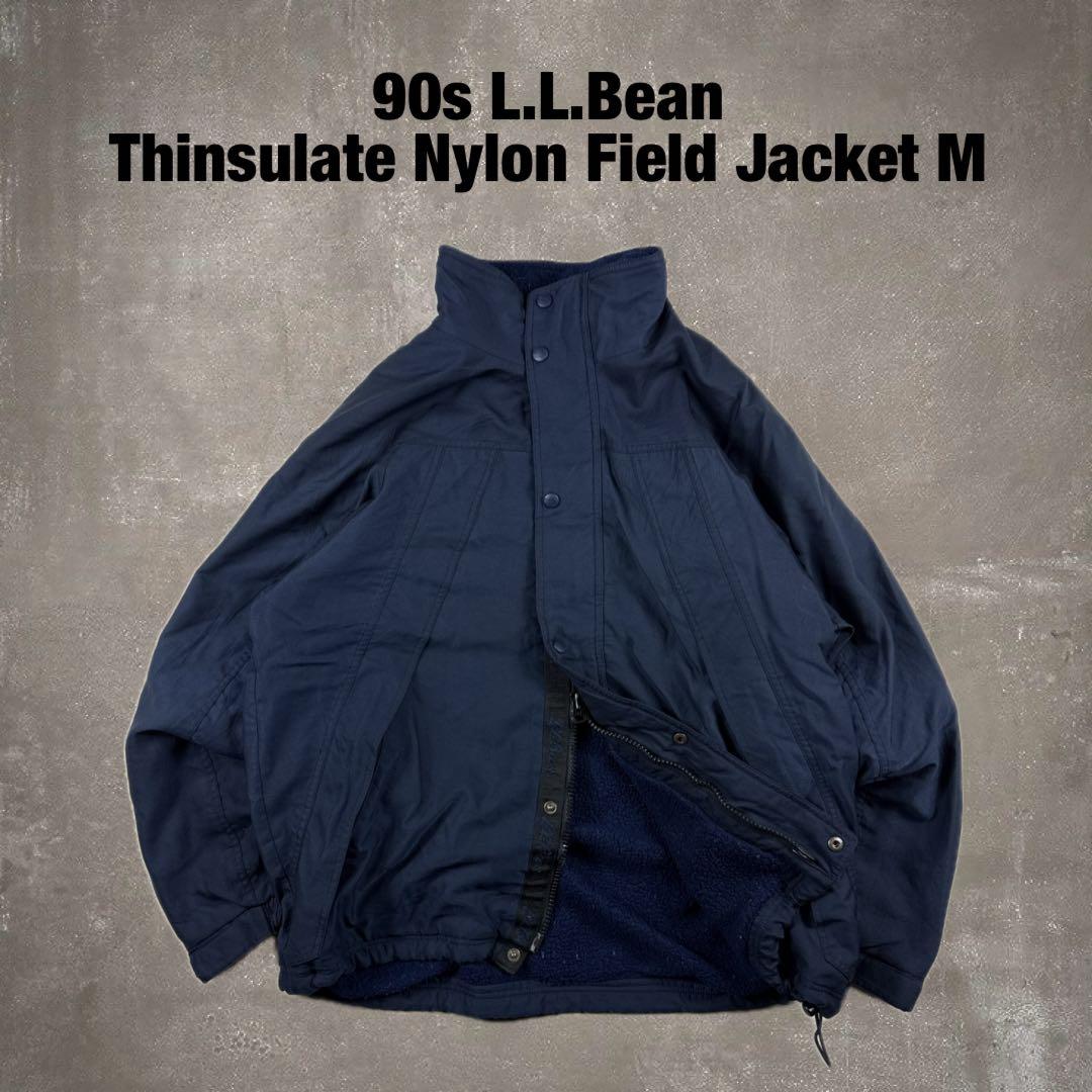 90s llbean シンサレート フィールドジャケット ナイロン デッキ M