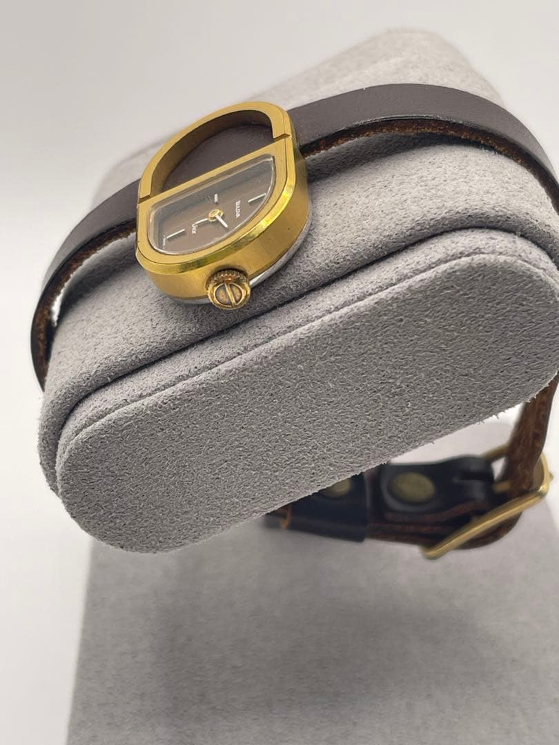 BULOVA Dior【ブローバ ディオール】 Wネーム 腕時計　ヴィンテージ