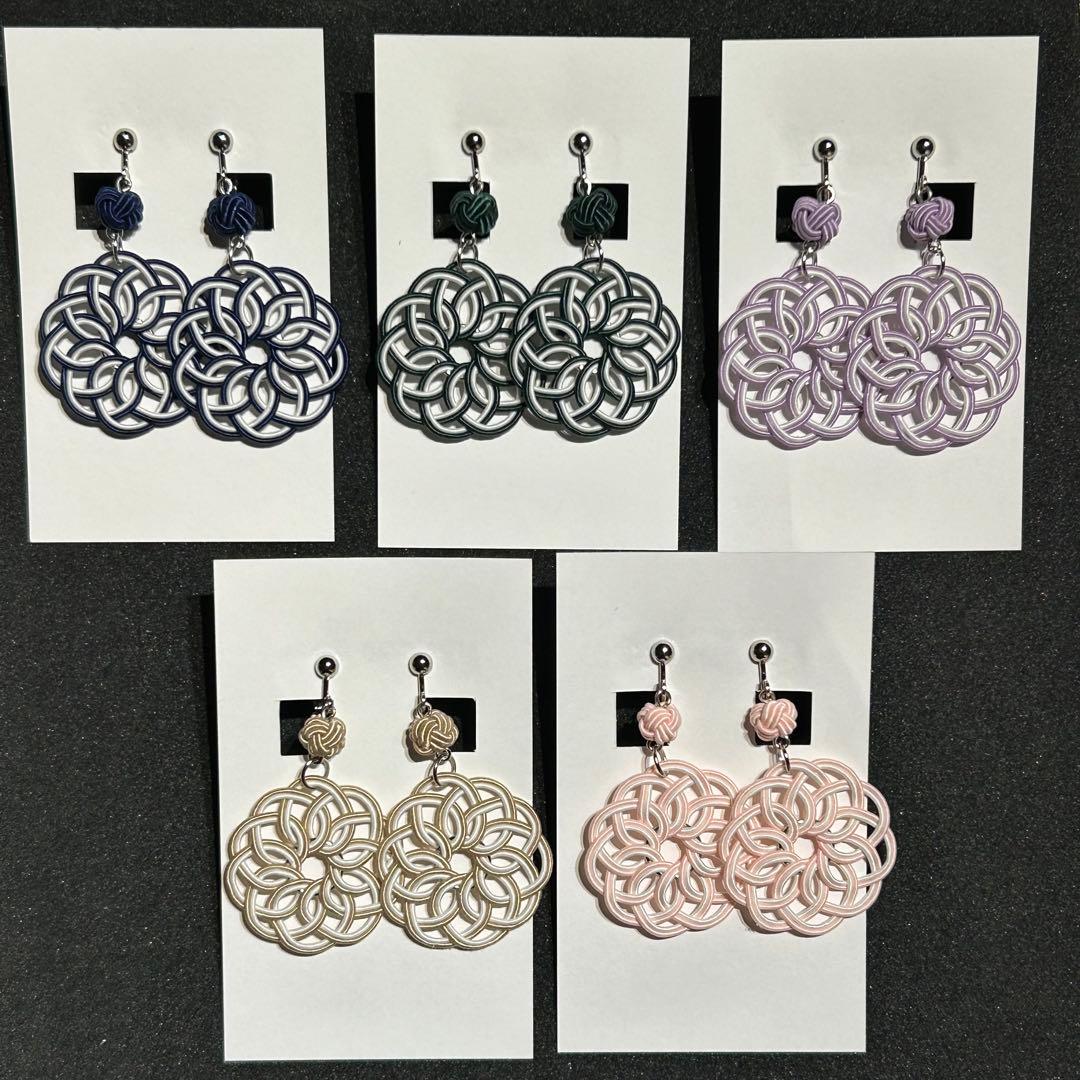 ゆあ★水引ピアス＆イヤリング 51点