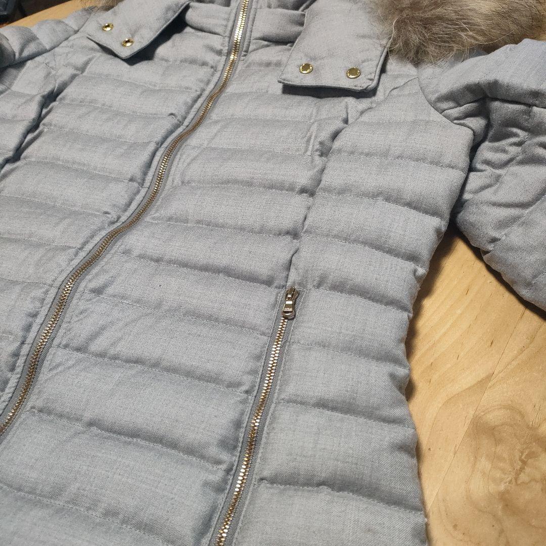 極美品✨タトラス PRIMULA　Rライン ウールシルク ダウンジャケットグレー