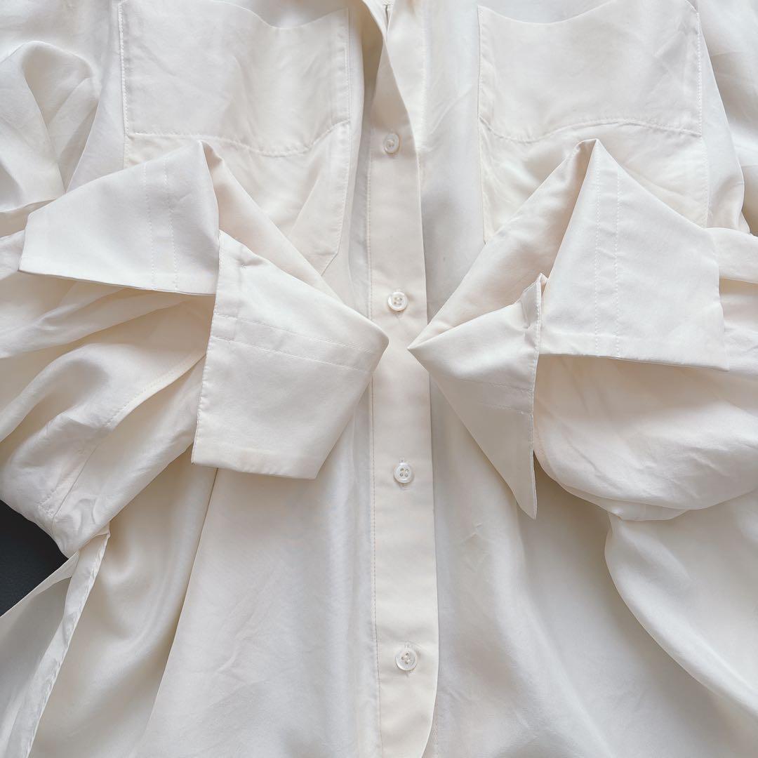 Chaos カオス シルクサンドシャツ　絹100%