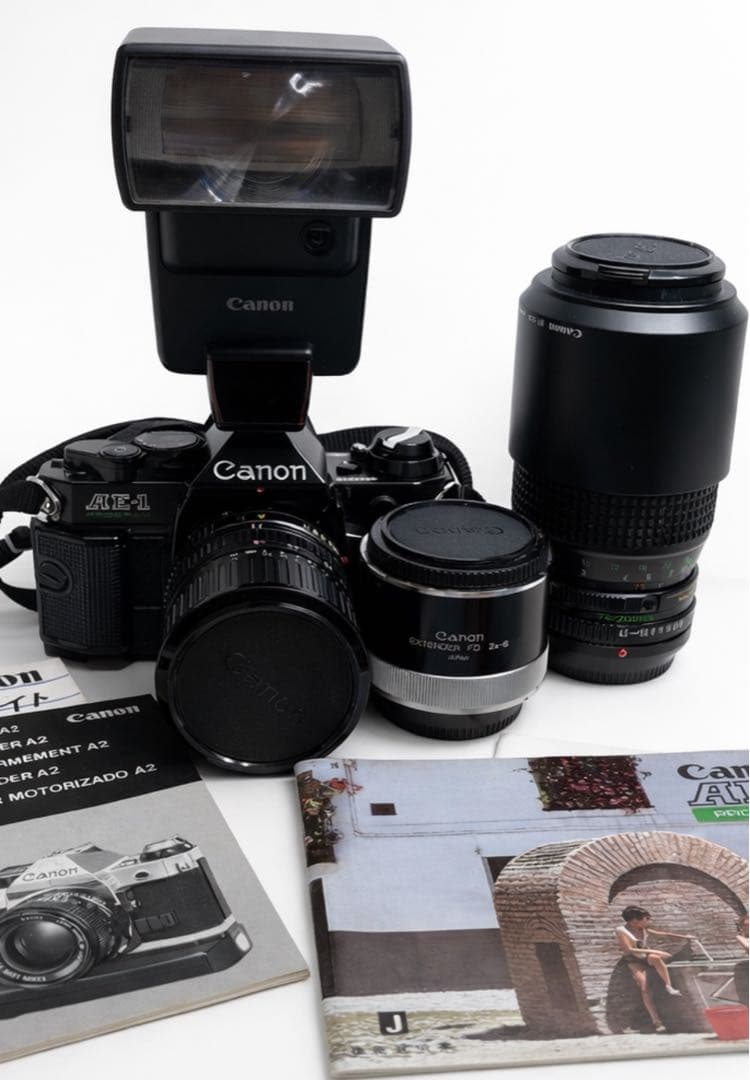Canon AE-1 program プログラム フィルムカメラレンズセット