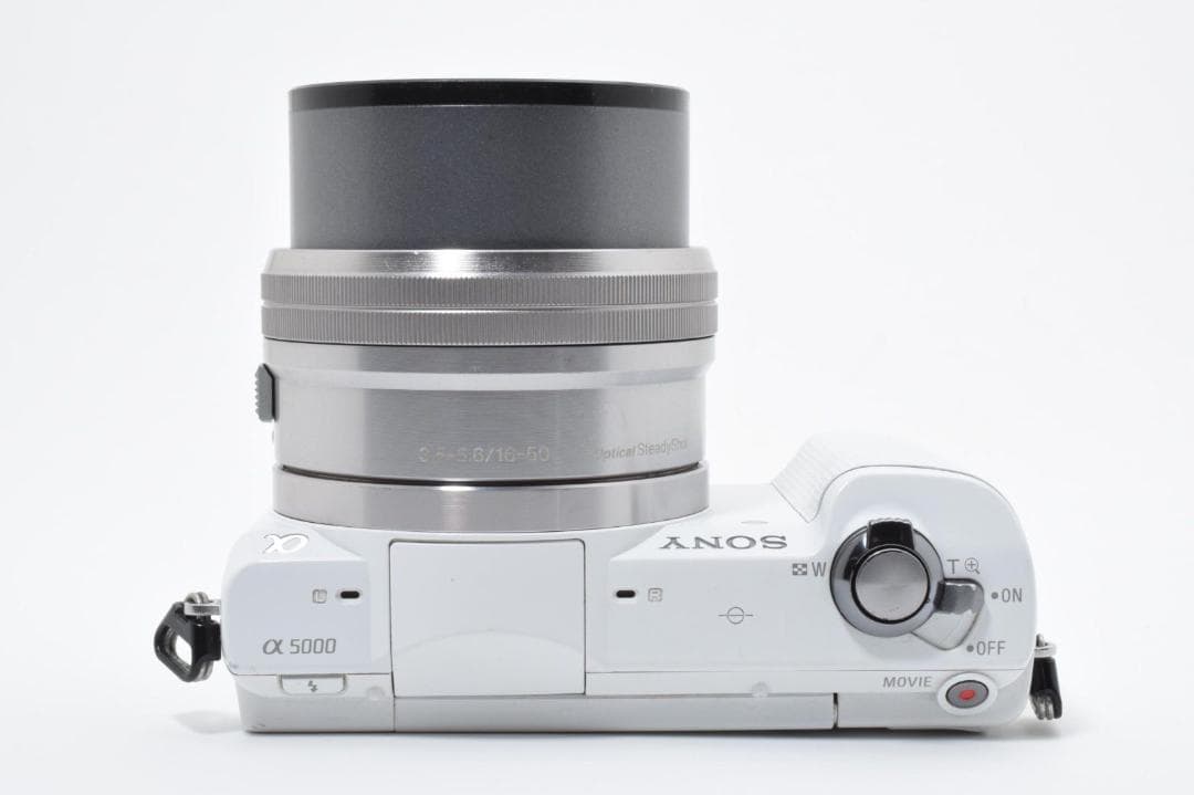 【美品】ソニー SONY a5000 デジカメ ホワイト ショット7596回