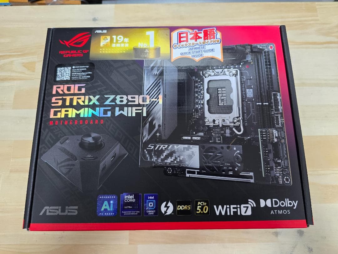 ASUS ROG STRIX Z890-I GAMING WIFI（ジャンク）