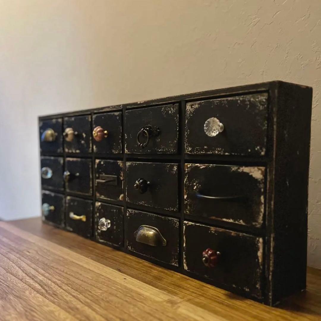 ミニチェスト ドロワー　小物収納　アンティーク