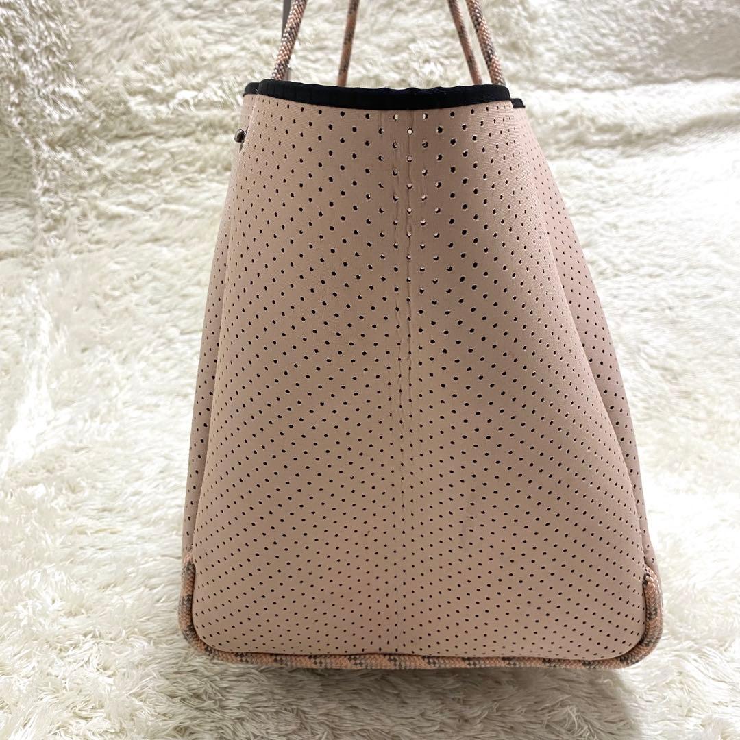 ステイトオブエスケープ トートバッグ 大容量 ポーチ　ブラッシュ ピンク　保存袋