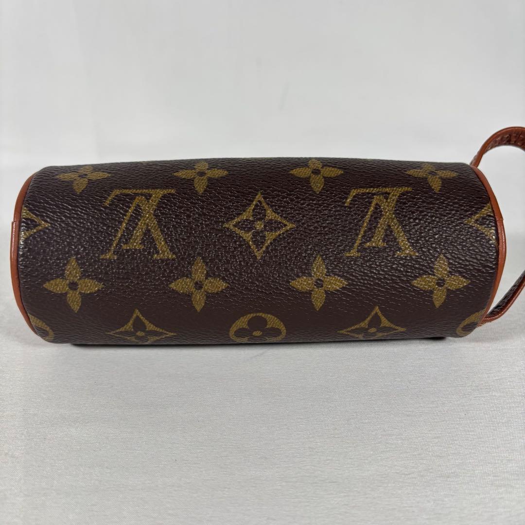 美品 ルイヴィトン マルチケース 小物入れ パピヨンポーチ モノグラム ブラウン