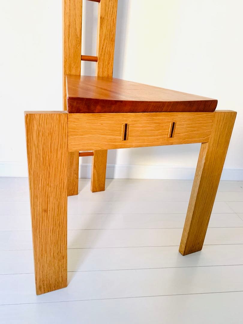 ◆森の工房CHATA◆ハイバックデザインチェア木製 高背椅子 架台