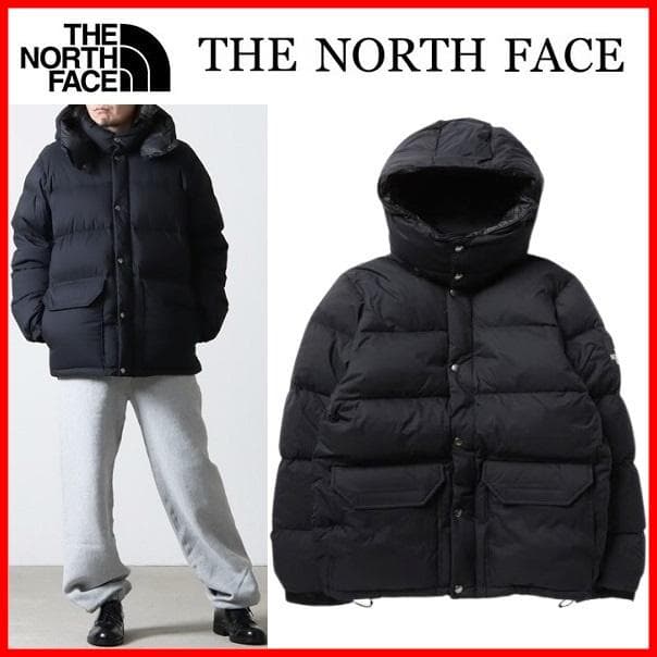 美品 THE NORTH FACE キャンプシエラダウンジャケット ブラックXL