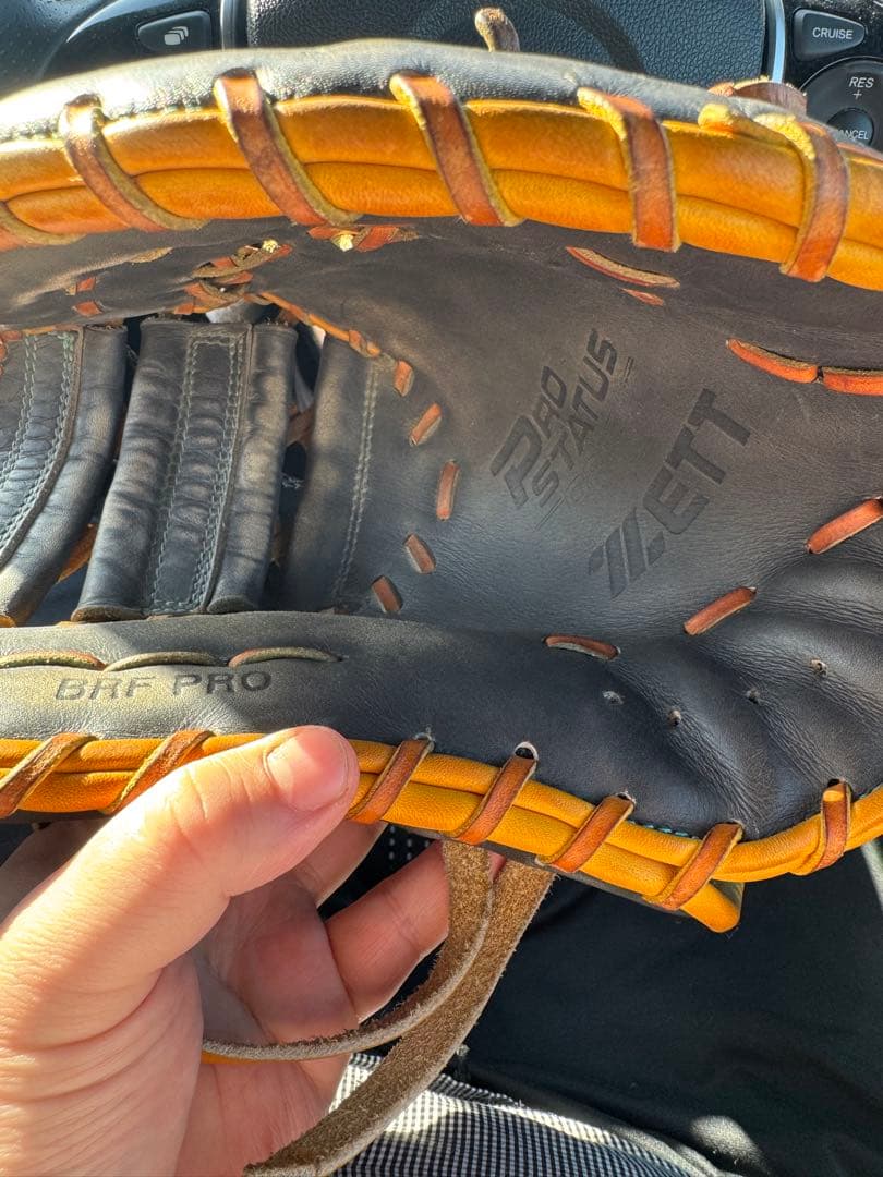 ZETT PRO STATUS 軟式オーダーファーストミット　頓宮モデル