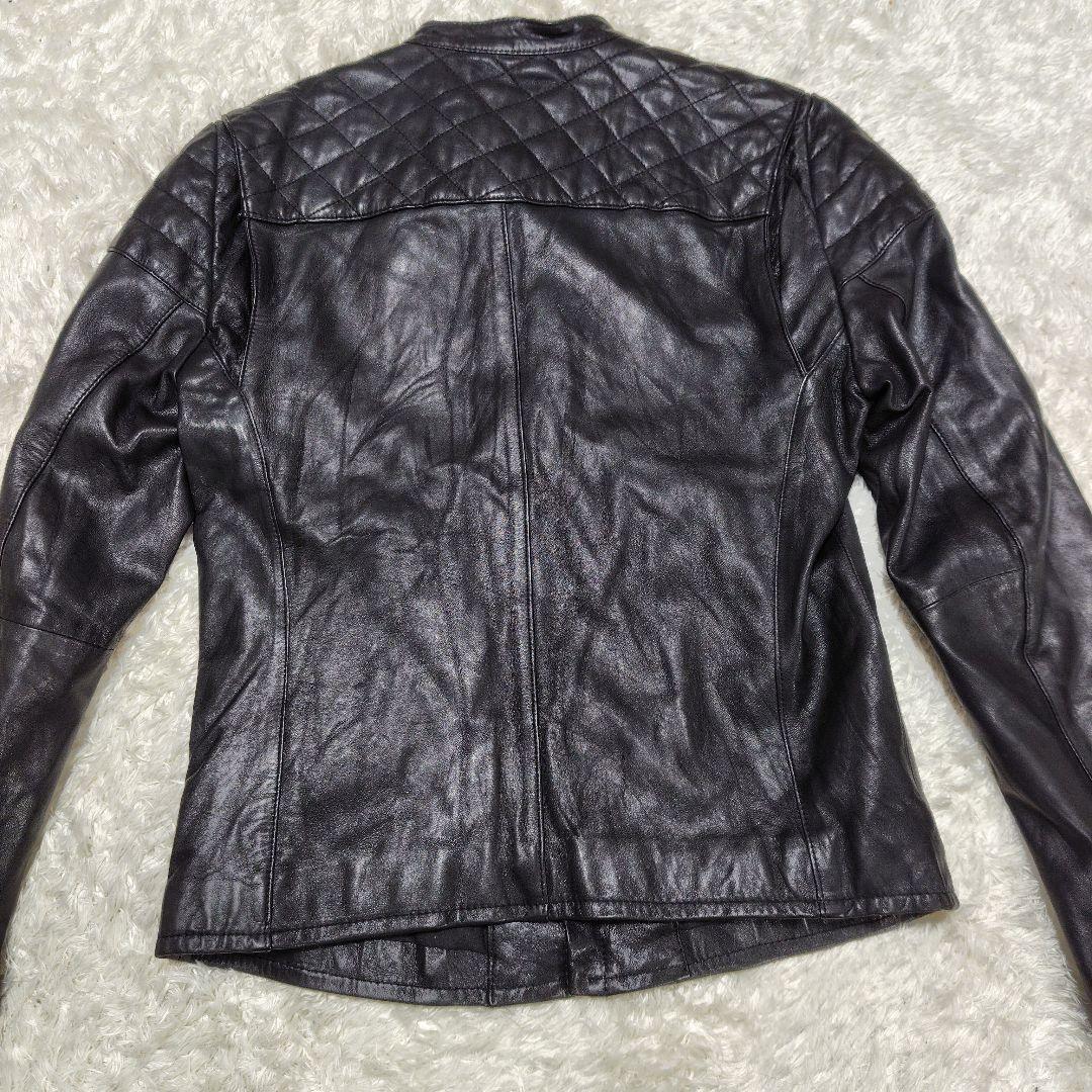 ヴァンキッシュゴールド　ジャケット　レザー　ラム　羊革　キルティング　48