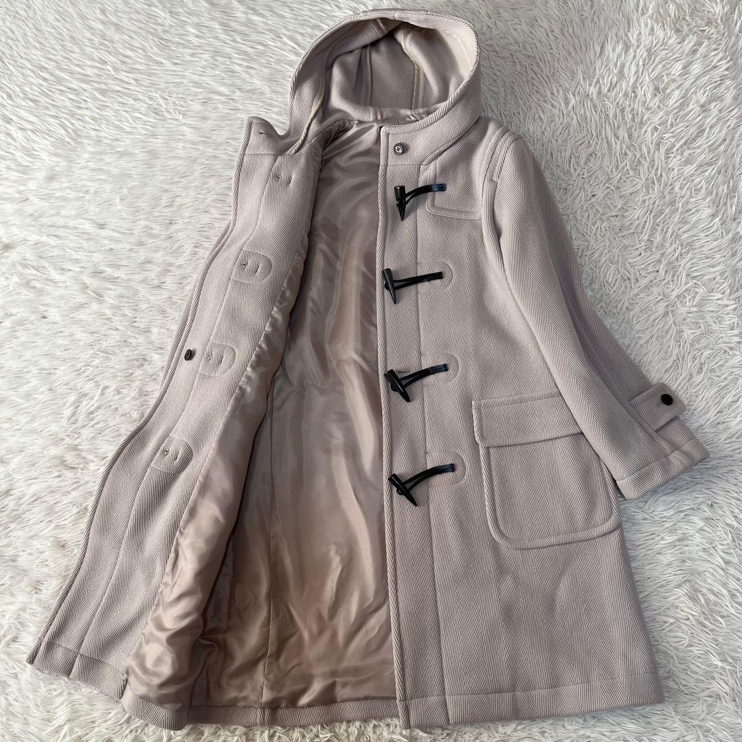 【極美品】ニューヨーカー　ウールヘリンボーン　ダッフルコート