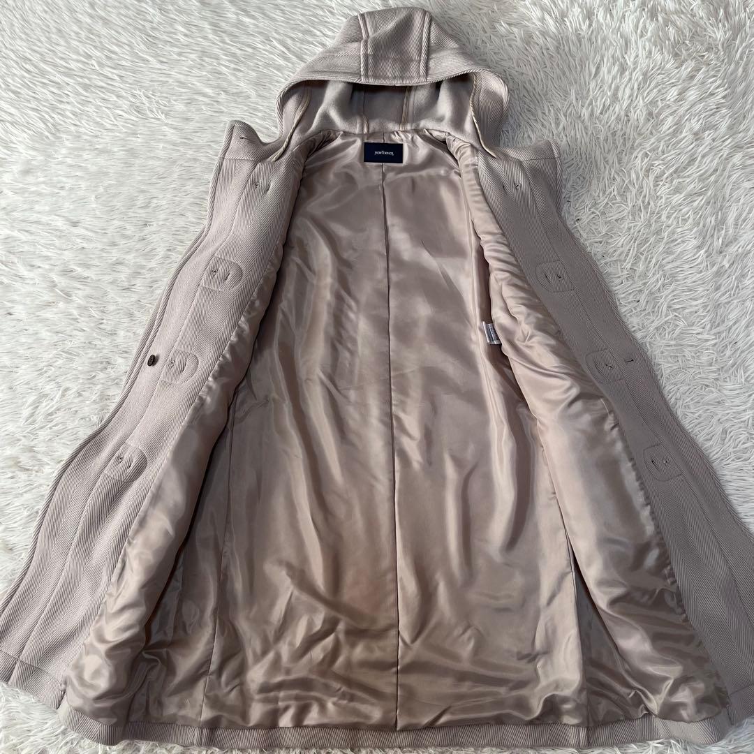 【極美品】ニューヨーカー　ウールヘリンボーン　ダッフルコート