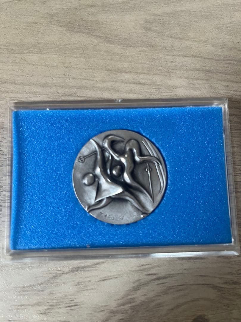 ふ*く様 【純銀】岡本太郎 札幌オリンピック 記念メダル 1972年 完品