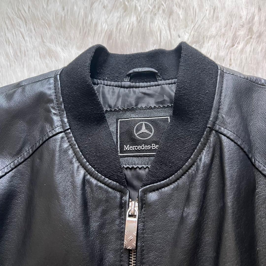 美品！！入手困難！メルセデスベンツ　レザージャケット　本革　ブラック　M