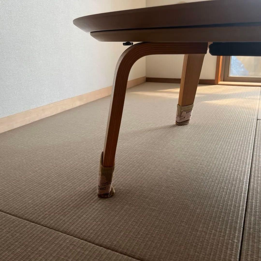 MUJI 楕円形こたつ MJ-KDF130B ナチュラル