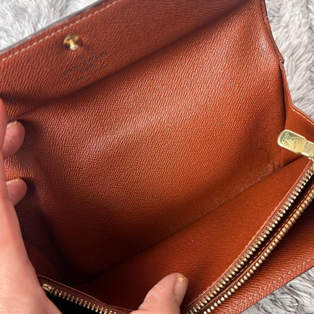 ルイヴィトン　モノグラム　長財布　ポルトモネクレディ　メンズ　レディース