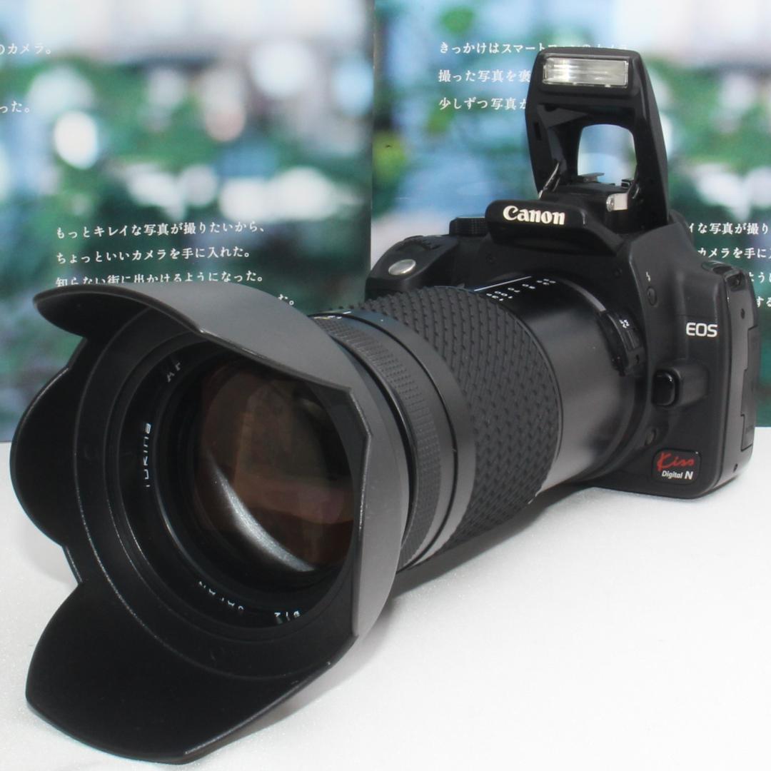 ❤️軽くて簡単操作❤️Canon EOS kiss N 中望遠レンズセット❤️