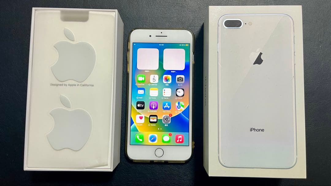 iPhone8 Plus 64GB simフリー 箱有り動作良好バッテリー73%