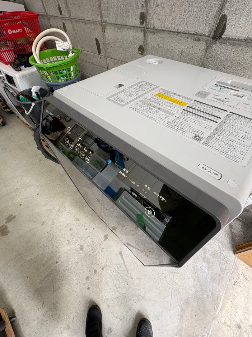 SHARP ES-W111-SR 2018 分解洗浄商品