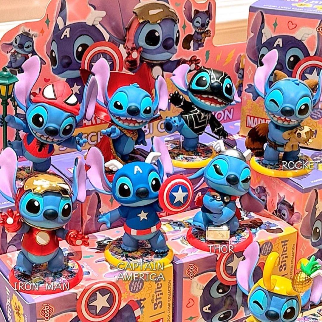 コスビ　マーベル×スティッチ8種セット未開封品